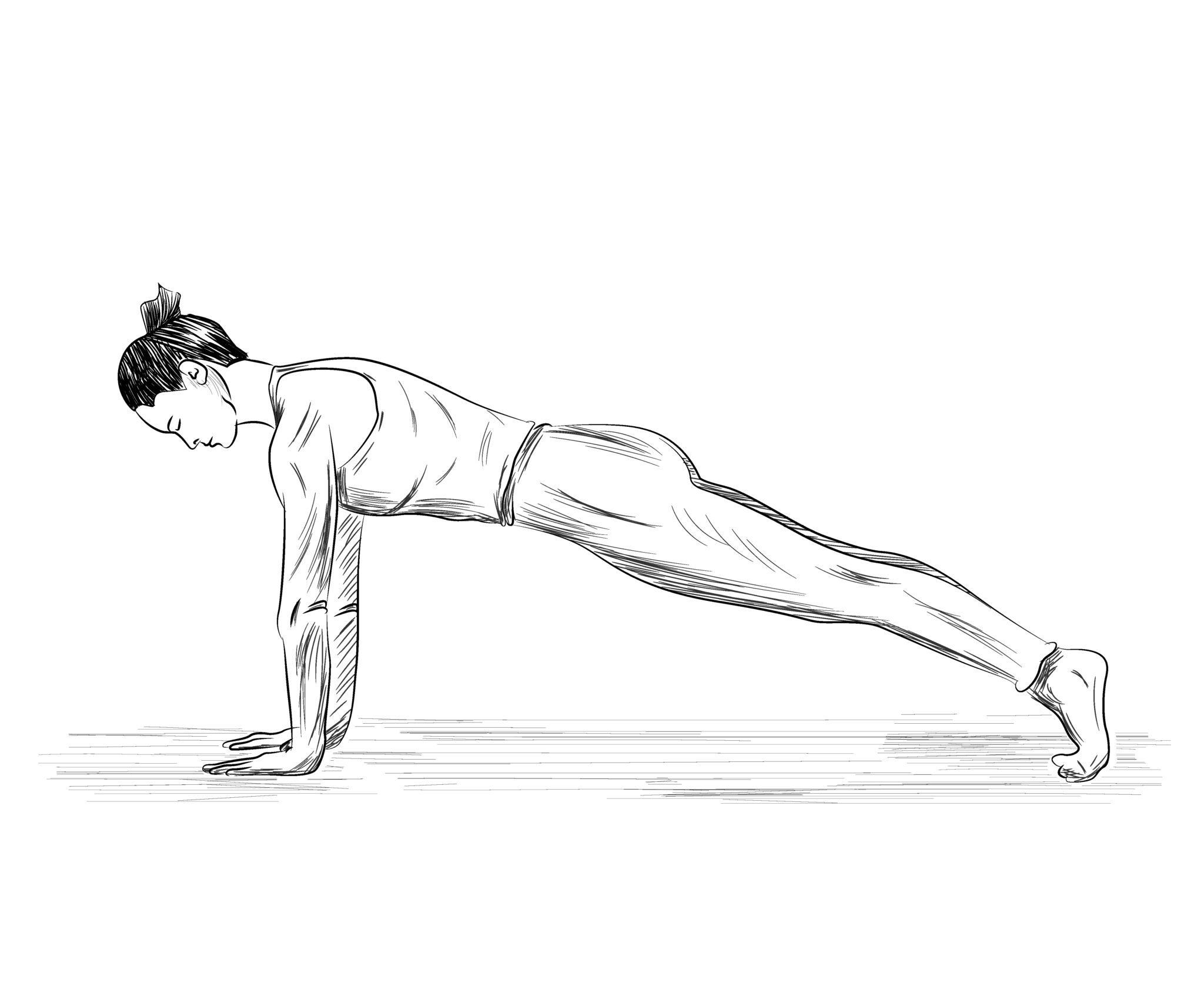 Plank Pose Nada Yogi Dan